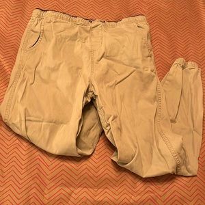 Khaki joggers